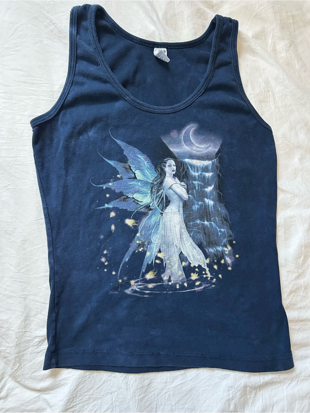 Navy Fairy Graphic Women's Tank Top